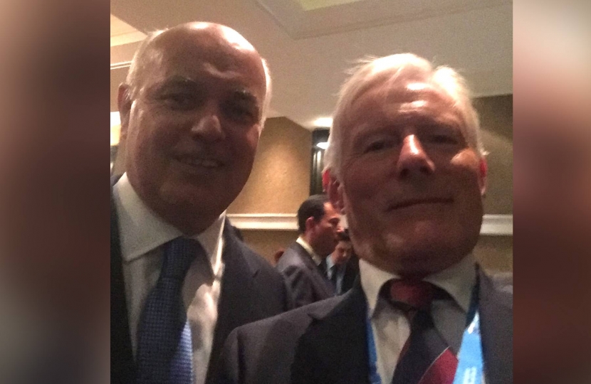 Selfie with Iain Duncan Smith.